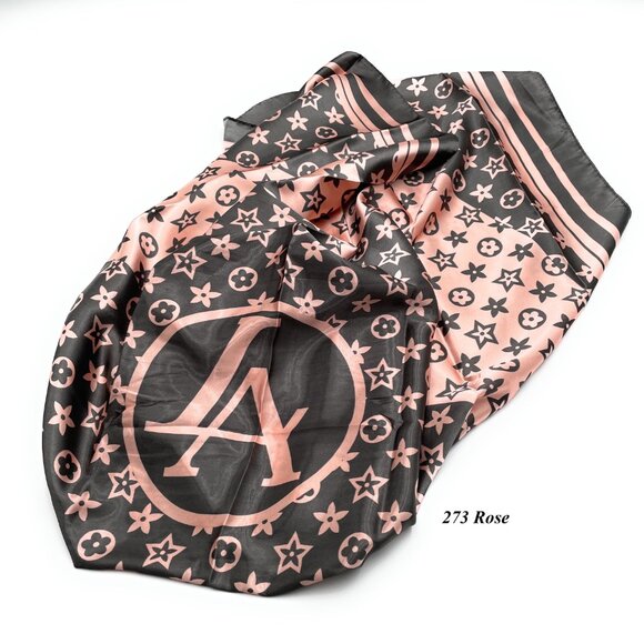 Women’s Silk Satin Square Scarf 36”x36” NWT - Picture 9 of 10